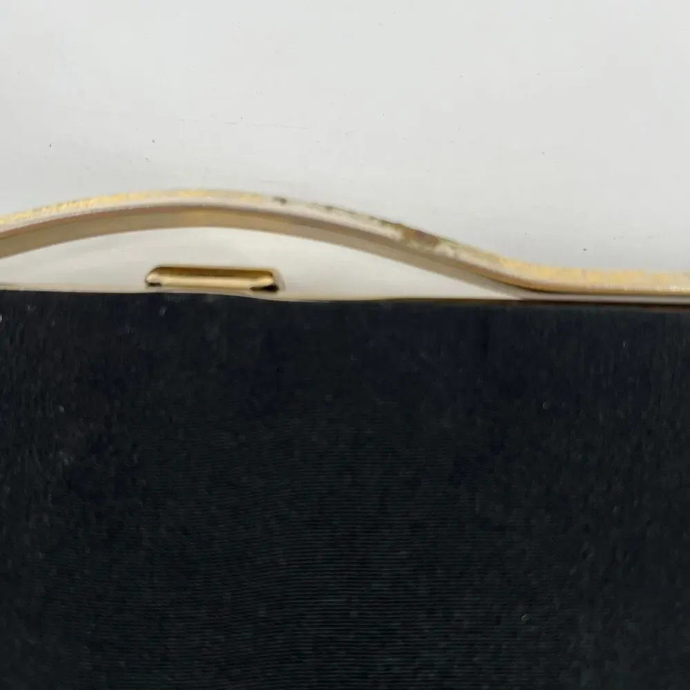 60s black clutch evening bag 1960s vintage